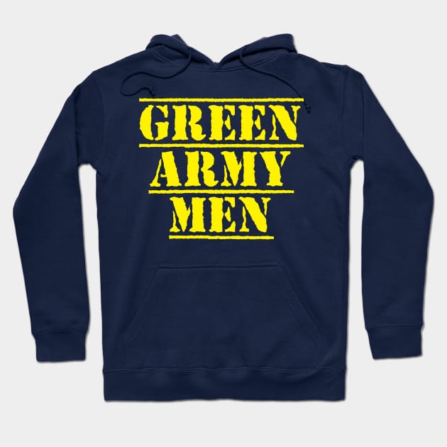 Green Army Men Hoodie by Super20J